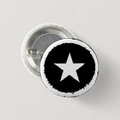 White Star Symbol, symbool voor patriottisch milit Ronde Button 3,2 Cm (Voorkant /achterkant)