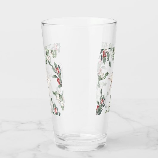 White Starfish Beach Kerstvakantie Glas (Rechts)