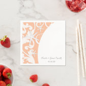 White Starfish Coral Beach Elegant Wedding Servet (Insitu)