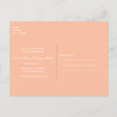 White Starfish Coral Beach Weddenschap Save the Da Aankondigingskaart (Achterkant)