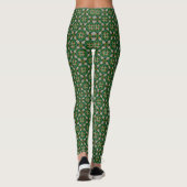 White Starflower Knots Leggings (Achterkant)