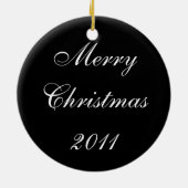 White Stargazer Lily Keramisch Ornament (Achterkant)