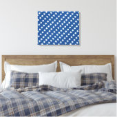 White Stars Canvas Afdruk (Insitu (Slaapkamer))