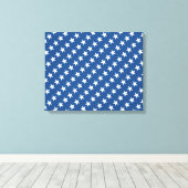 White Stars Canvas Afdruk (Insitu (Houten vloer))
