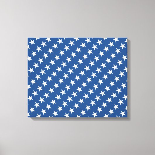 White Stars Canvas Afdruk (Voorkant)