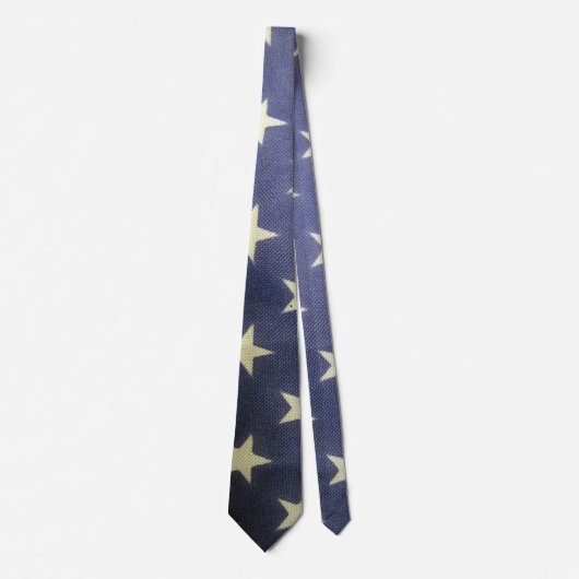 White Stars Necktie Stropdas (Voorkant)