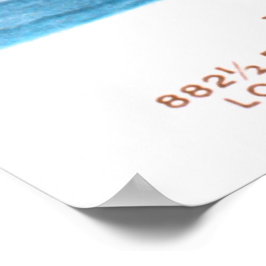 White Star's Olympische Spelen Poster (Hoek)