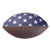 White Stars Patriotic American Flag Pattern American Football (Gedraaid 270)