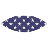 White Stars Patriotic American Flag Pattern American Football (Paneel)