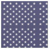 White Stars Patriotic American Flag Pattern Stof (Close Up)
