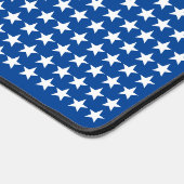 White Stars Pattern over Blue American Flag Theme Bureaumat (Hoek)