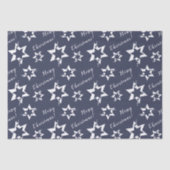 White Stary - Vrolijk kerstfeest! Paars Tissuepapier (Voorkant)