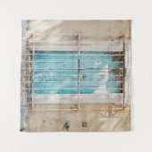 White steel window grill wandkleed (Voorkant (horizontaal))
