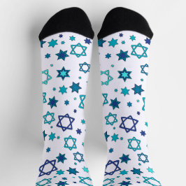 White - ster van David Socks Sokken