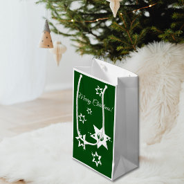 White sterars Lawn Care Service Logo Vrolijk kerst Klein Cadeauzakje