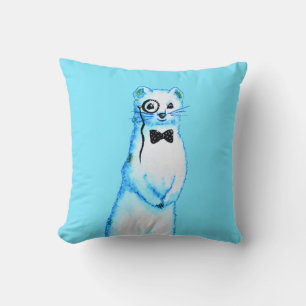 White Stoat Ermine Leuke fret Lover Art Kussen