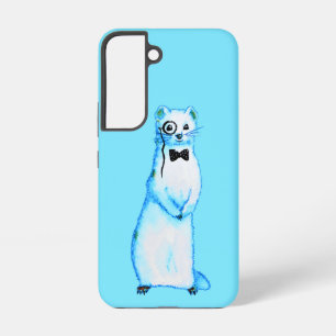 White Stoat Ermine Leuke fret Lover Art Samsung Galaxy Hoesje