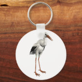 White Stork Sleutelhanger (Voorkant)