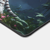 White Storm Tiger – Epic Fantasy Jungle Desk Mat (Hoek)