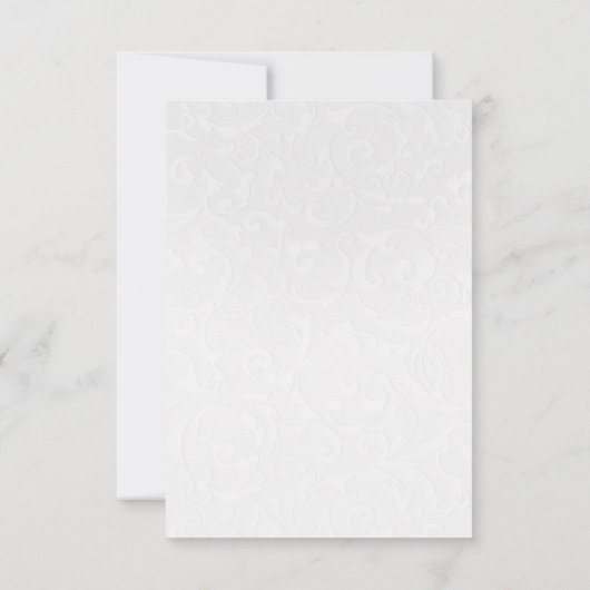 White Storybook Fairytale Pumpkin RSVP Reageer Kaart (Achterkant)