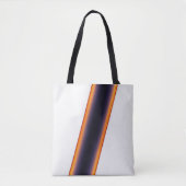 White Strepen Tote Bag (Voorkant)