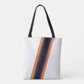 White Strepen Tote Bag (Achterkant)
