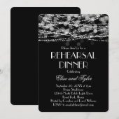 White String Lights Repetitie Diner Uitnodiging (Voorkant / Achterkant)