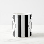 White Stripe Black Scottie Koffiemok (Center)