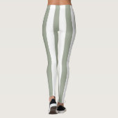 White Stripe Patroon Leggings (Achterkant)