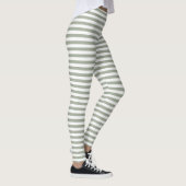 White Stripe Patroon Leggings (Rechts)
