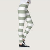 White Stripe Patroon Leggings (Rechts)