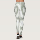 White Stripe Patroon Leggings (Achterkant)