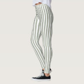 White Stripe Patroon Leggings (Links)