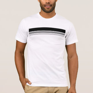 White Striped Designer T-Shirt