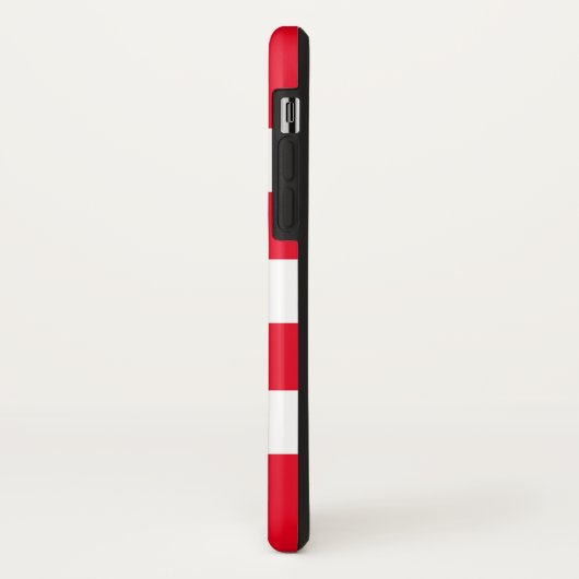 White Stripes Changeable Red Background Hoesje (Achterkant/links)