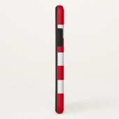 White Stripes Changeable Red Background Hoesje (Achterkant/rechts)