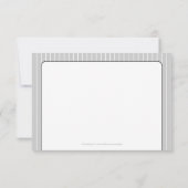 White Stripes Recipcard Kaart (Achterkant)