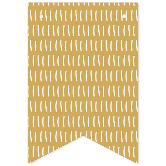 White Stripes Yellow And Blue Party Flags Vlaggetjes (Eerste vlag)