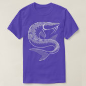 White Sturgeon Fish T-shirt (Design voorkant)