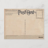 White Sturgeon-Illusionenser Antiek Briefkaart (Achterkant)