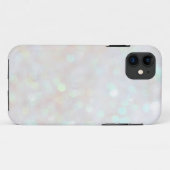 White Subtle Bokeh Sparkle Glitter iPhone 5s Case (Achterkant (horizontaal))