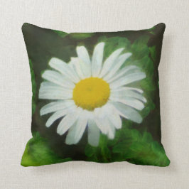White Summer Daisy Sierkussen