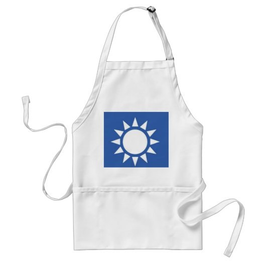 White Sun Apron Standaard Schort (Voorkant)