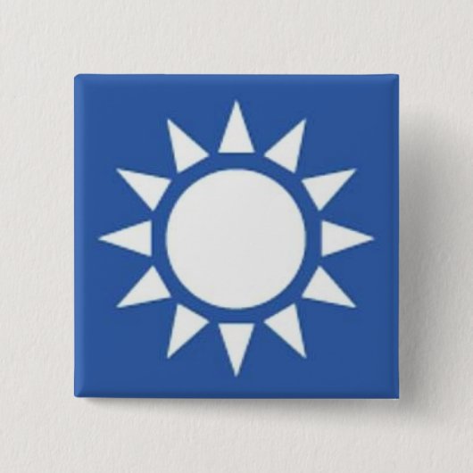 White Sun Button (Voorkant)