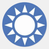 White Sun Sticker (Voorkant)