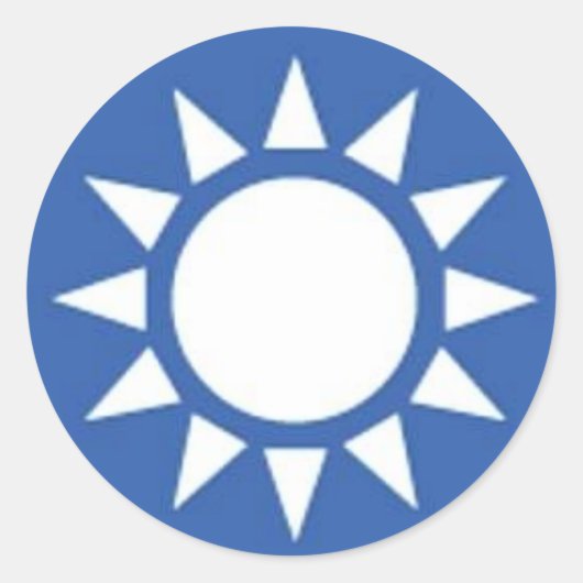 White Sun Sticker (Voorkant)