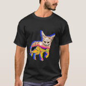 White Sunset Desert Fennec T-shirt (Voorkant)