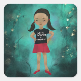 White Supremacy is Terrorism sticker