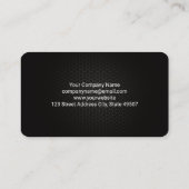 White SUV Car | Mechanic | Auto Car Repair Visitekaartje (Achterkant)