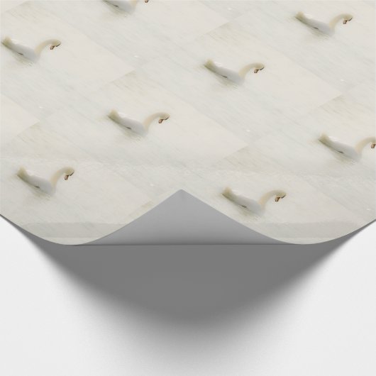white swan cadeaupapier (Hoek)